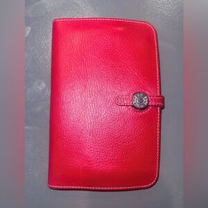 Authentic Hermes Red Dogon Duo Wallet